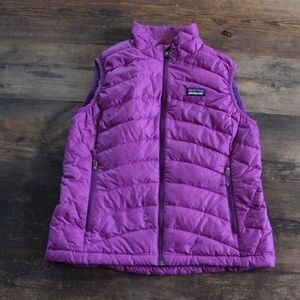 Patagonia Purple Down Vest